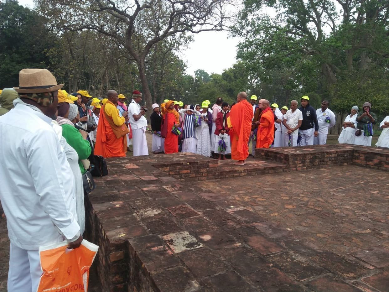 Try to follow the path of Lord Buddha