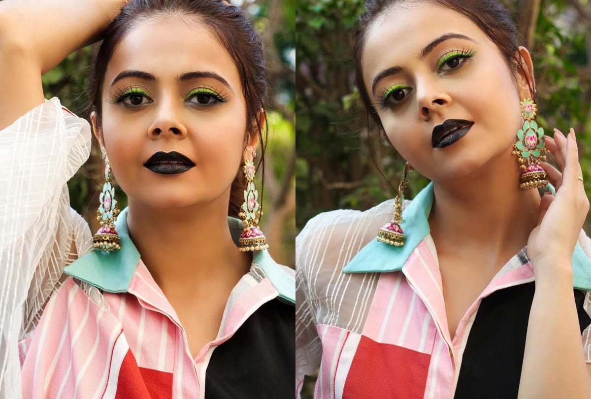 bigg boss 13 contestant devoleena bhattacharjee trolled for share photos in black lipstick
