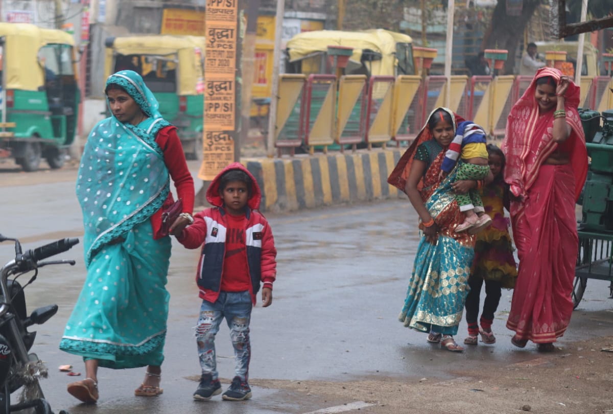 Weather change after light rain in gorakhpur