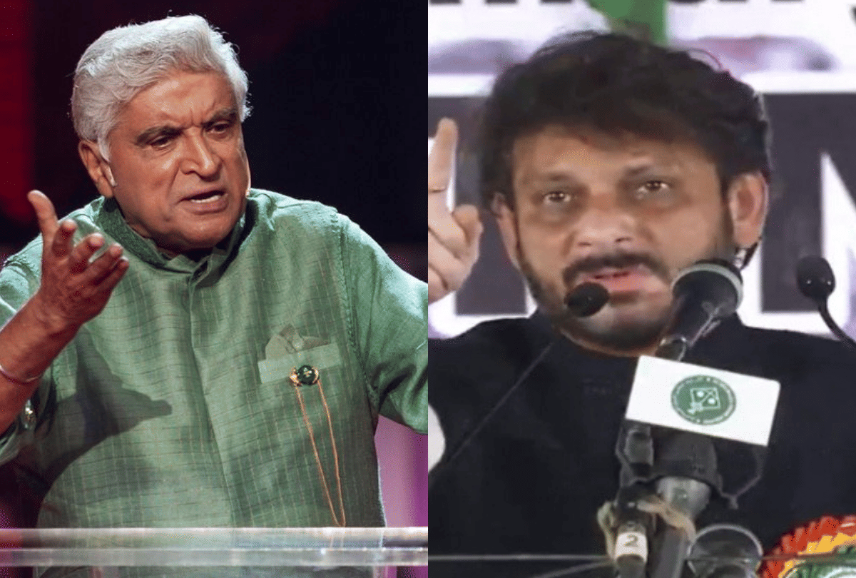 Javed Akhtar lashes out waris pathan on his controversial statement