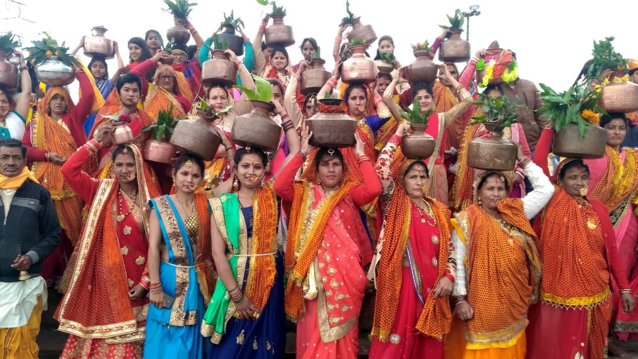 Shiva festival concluded with earth worship