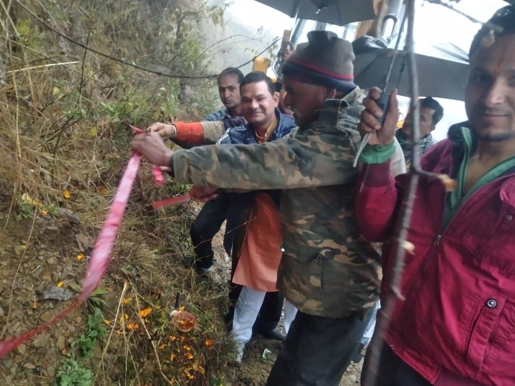 Road Construction In Bhanoli