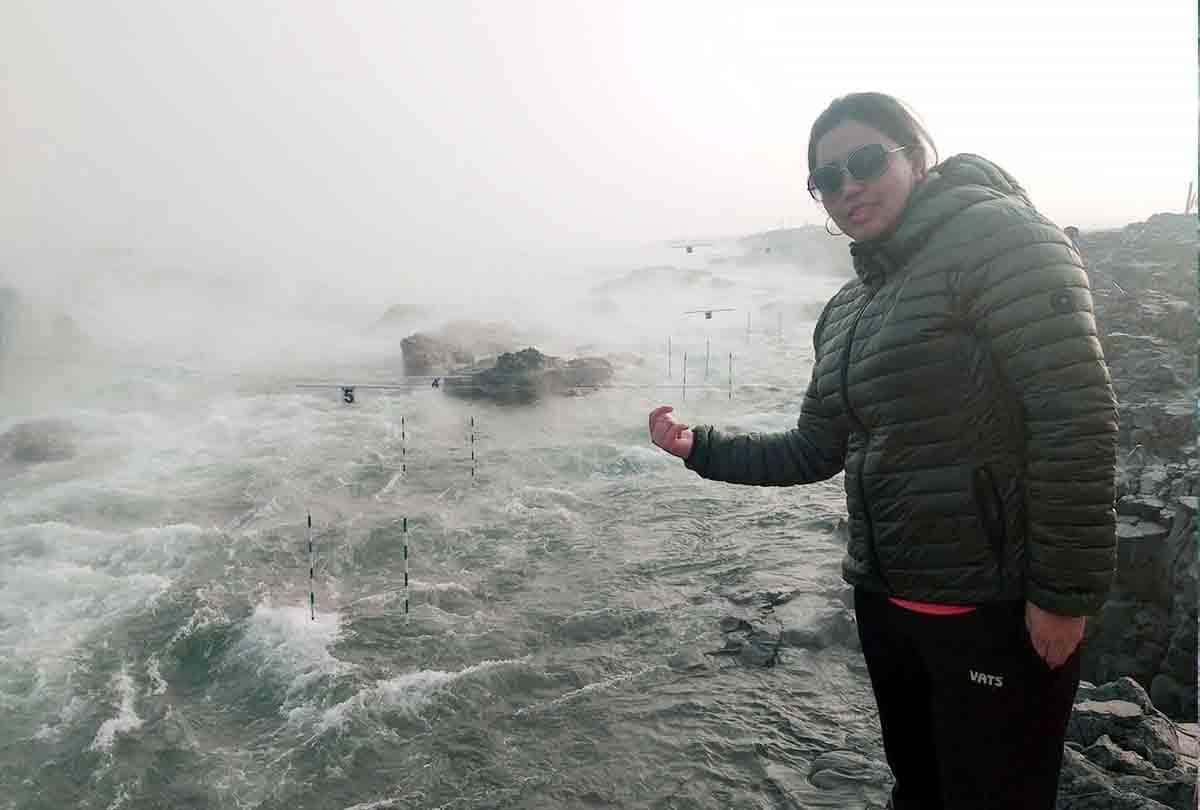 bilkis from Kashmir became judge of kayaking canoeing sports