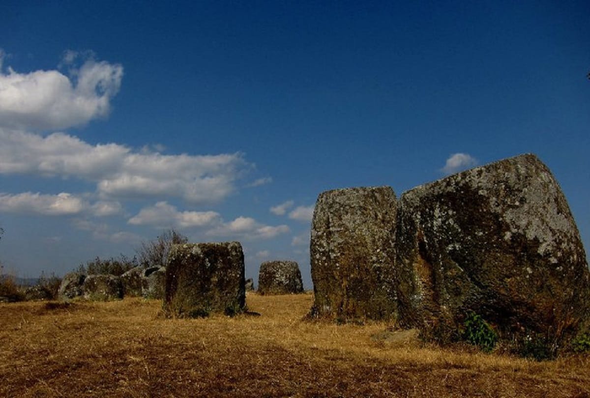 Mysterious stone jars of Laos named Plain of Jars