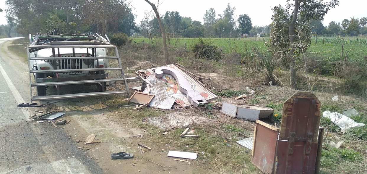 accident in mainpuri