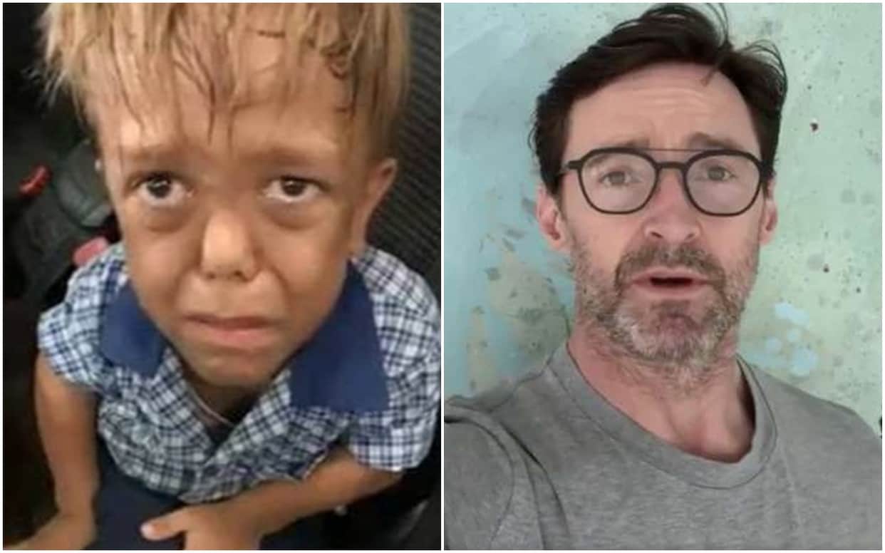 Hugh Jackman and jeffrey Dean Morgan Comes In Support Of 9 Year Old Dwarf School Boy