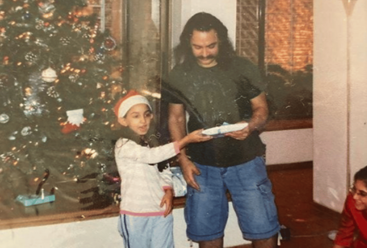 ira khan share aamir khan 15 year old picture