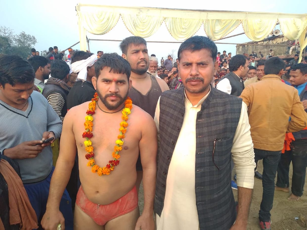 Ayodhya wrestler won the riot