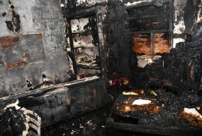 Major fire breaks out at a house in Chandigarh