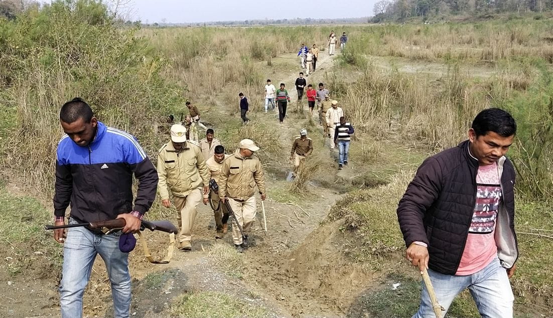 Forest Guard In Search Of Tiger