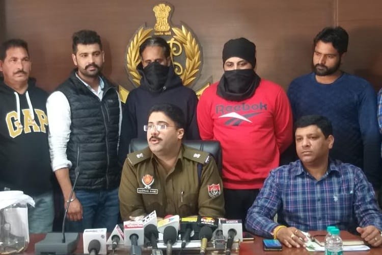 Gang Members Arrested by Mohali Police
