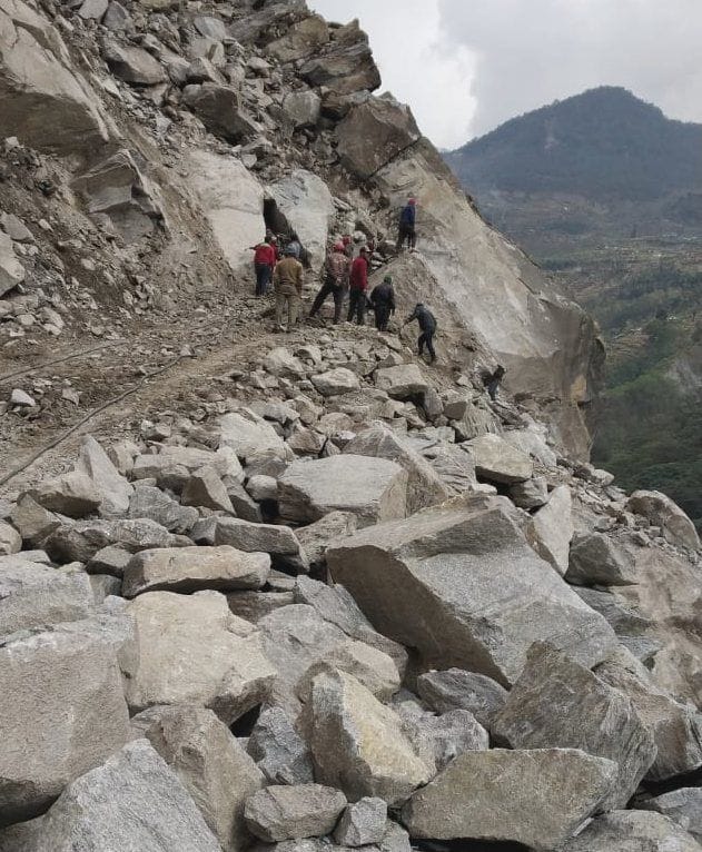 Kailash Marg is closed for five days