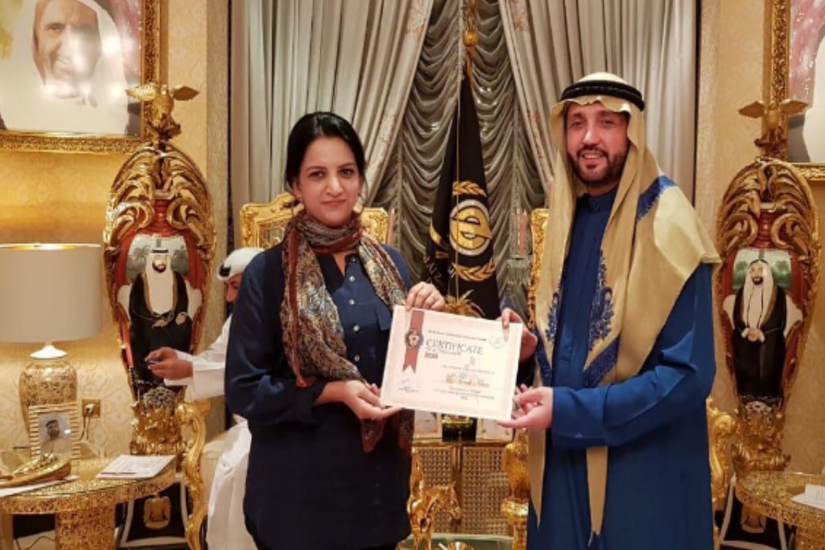 khan sisters from Muzaffarnagar is spreading happiness with Funun Arts in Dubai