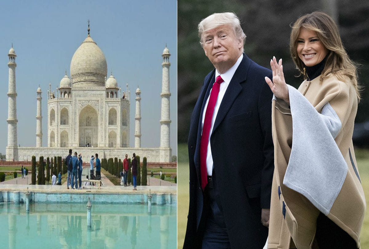 Donald Trump Melania will come to Taj Mahal with make-up