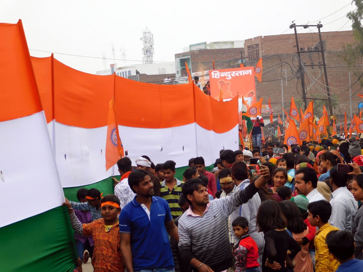 Sikanderrau: Saffron atmosphere due to Shiva Sankirtan Yatra