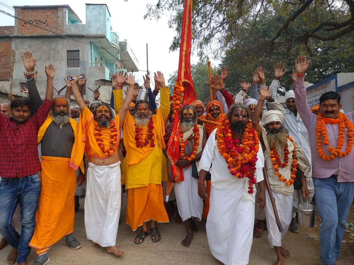 Sage saints started 84 Kosi circumambulation with Jayakara in Chitrakoot