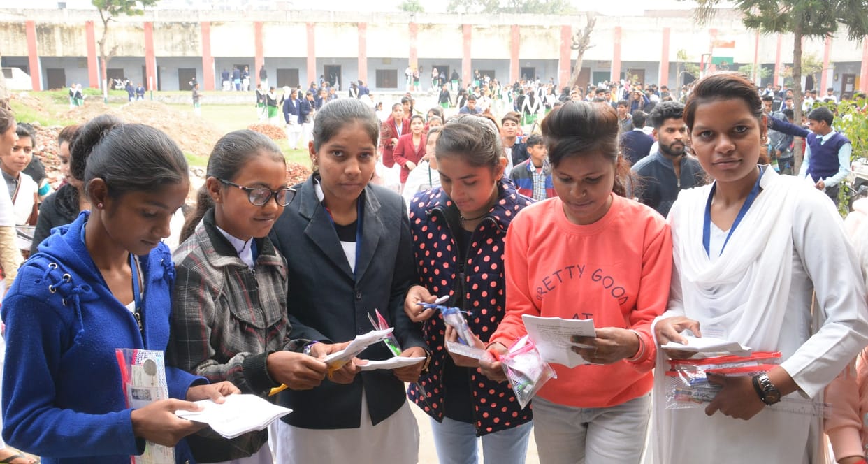 1858 students of inter and high school left the examination