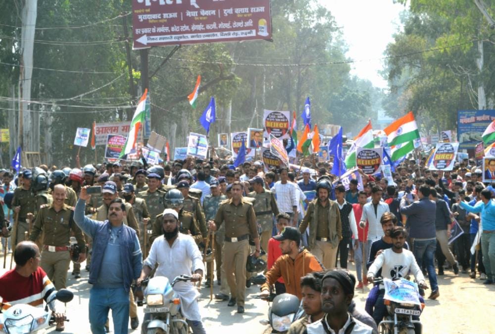 Bharat Band: Bheem Army Protest Against Caa nrc, dispute With Police in roorkee