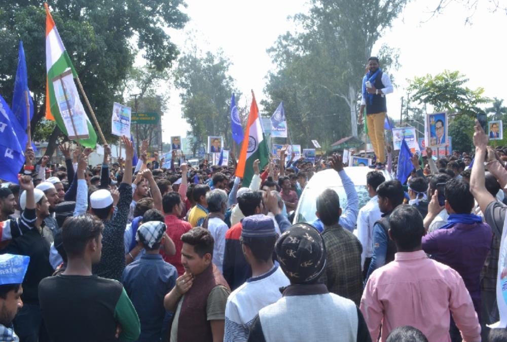 Bharat Band: Bheem Army Protest Against Caa nrc, dispute With Police in roorkee