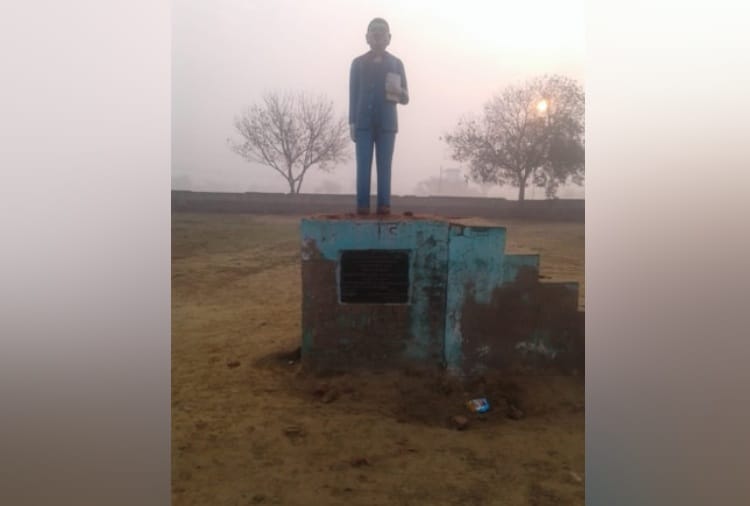 Bhimrao Ramji Ambedkar Statue Broken at Rewari of Haryana