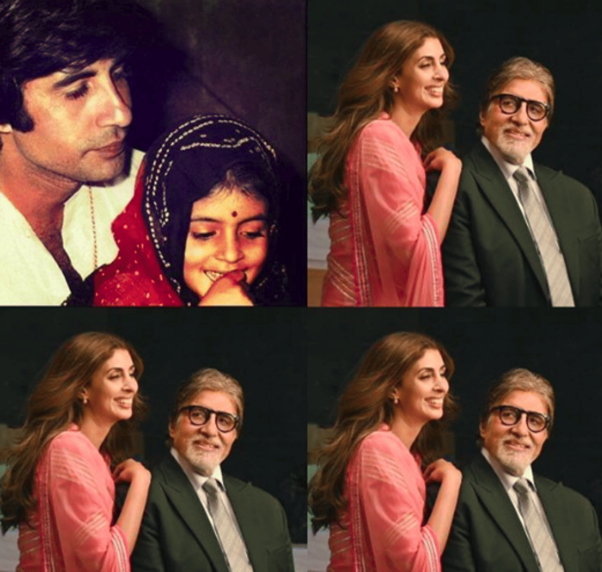 amitabh bachchan share shweta bachchan picture and emotional note