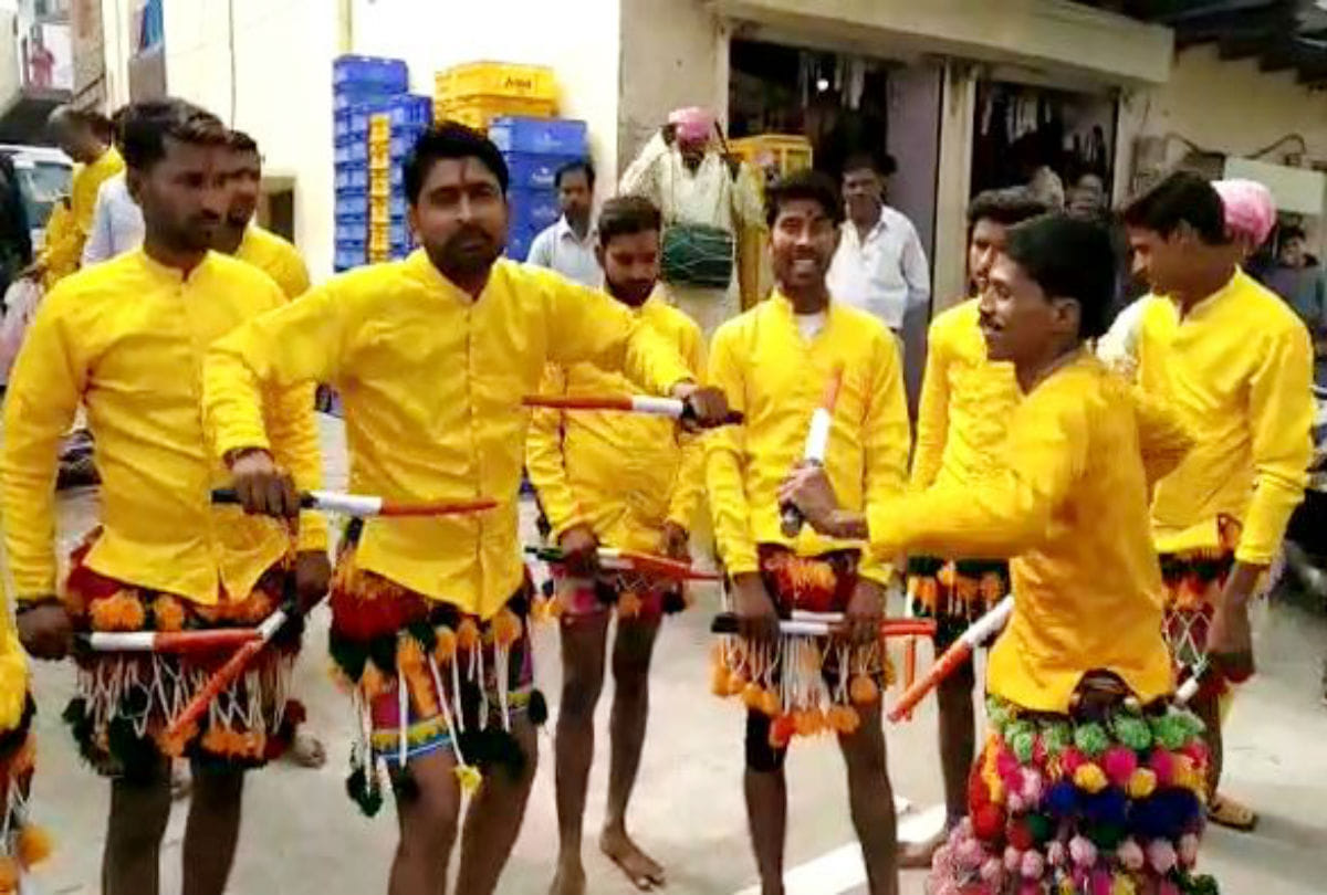 Artists perform rehearsal for Donald Trump Welcome in agra