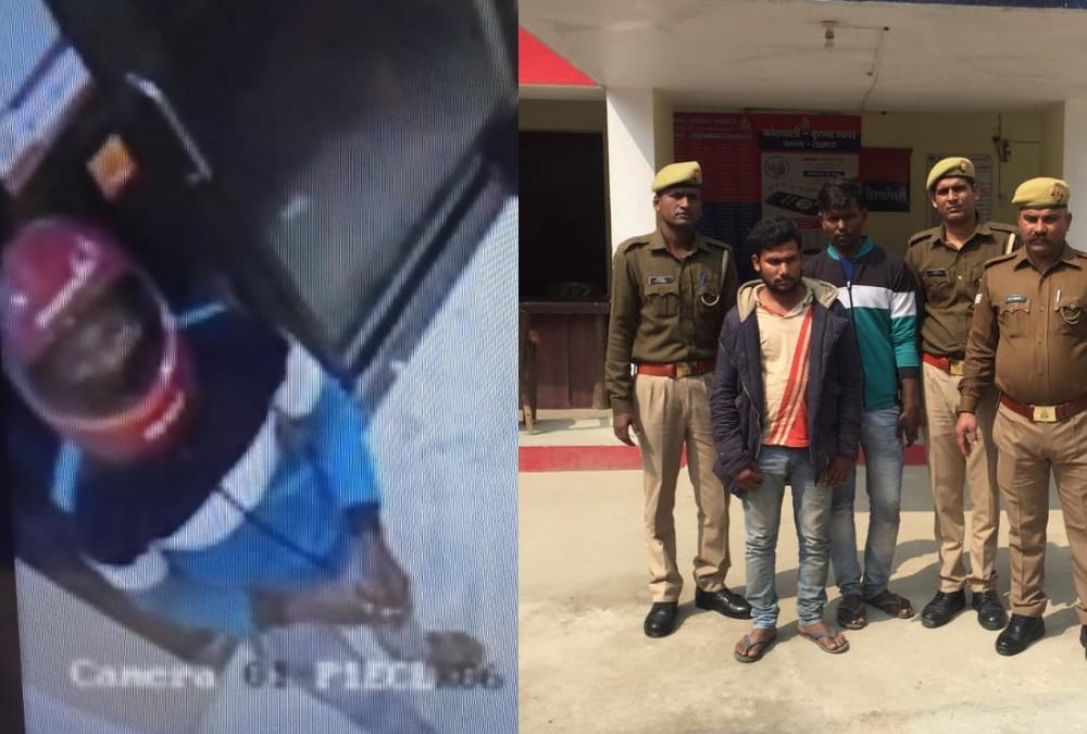 Police arrested three while loot in ICICI bank ATM in Lucknow.
