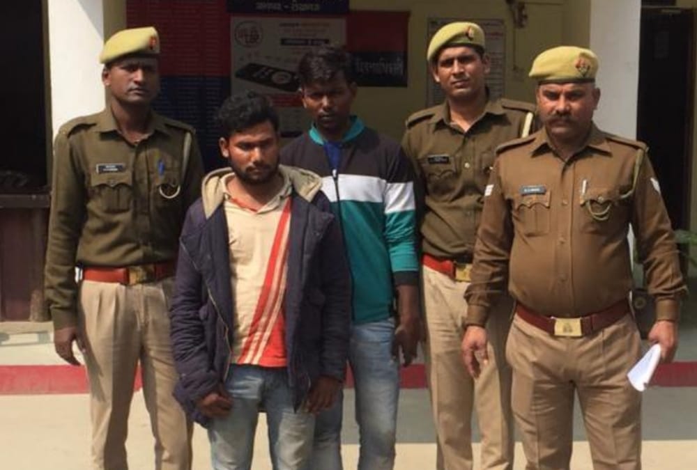 Police arrested three while loot in ICICI bank ATM in Lucknow.