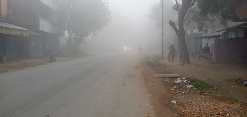 Shadow fog, vehicles crawling