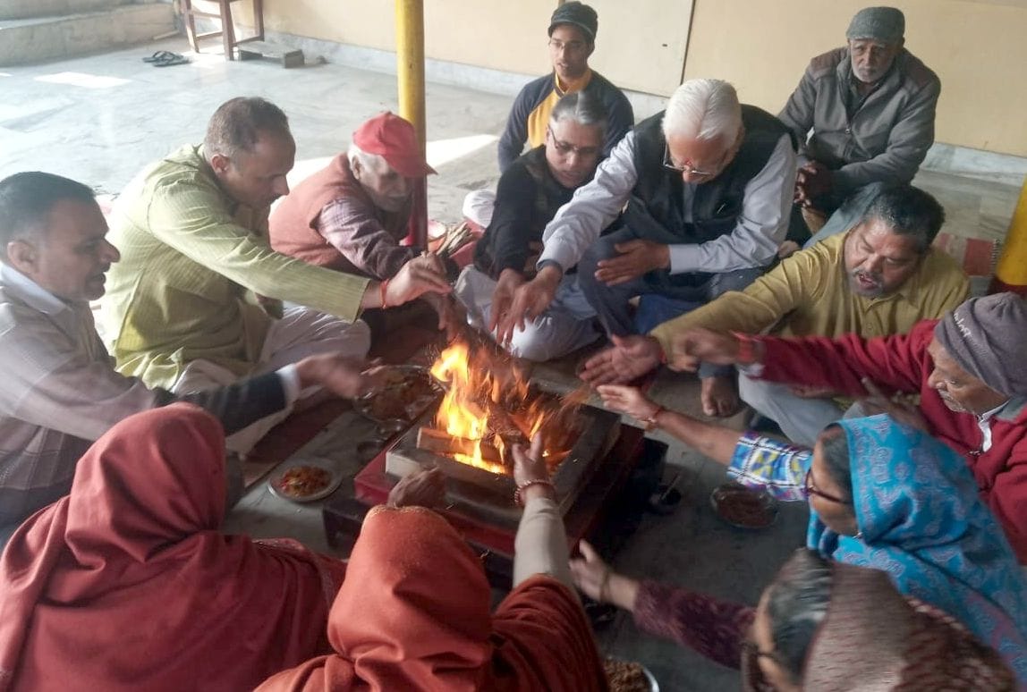 A sacrifice in the yagna for national unity and integrity