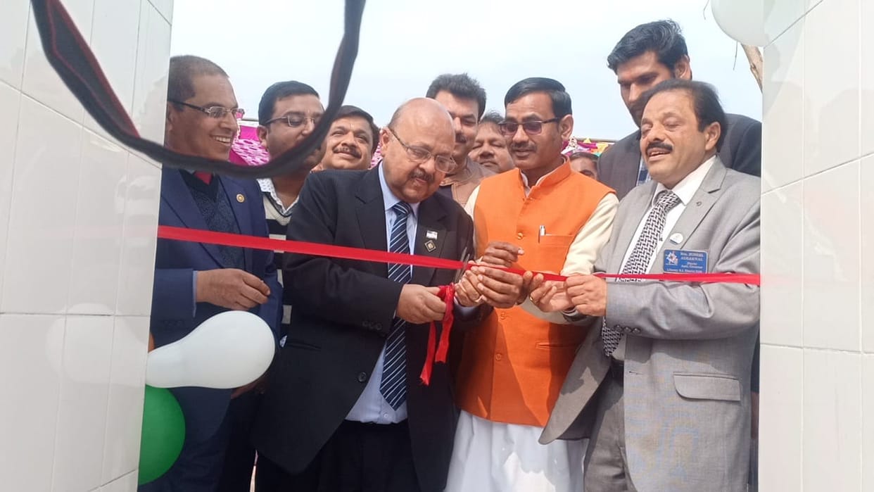 MLA inaugurates toilet block