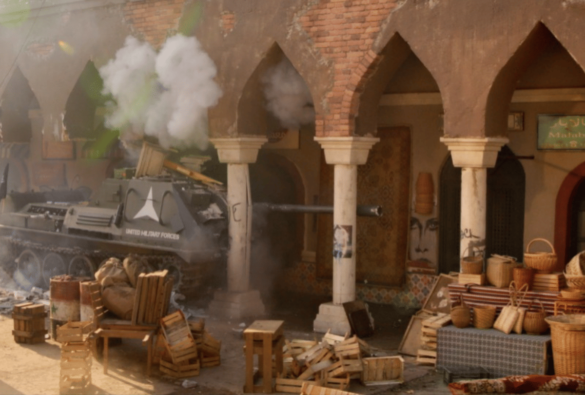 tiger shroff film baaghi 3 has used real action sequence helicopter and tank in fight