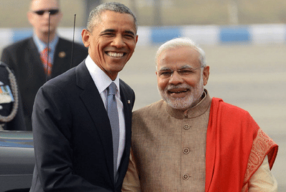 Donald Trump mispronounced some words during the first day of his India visit