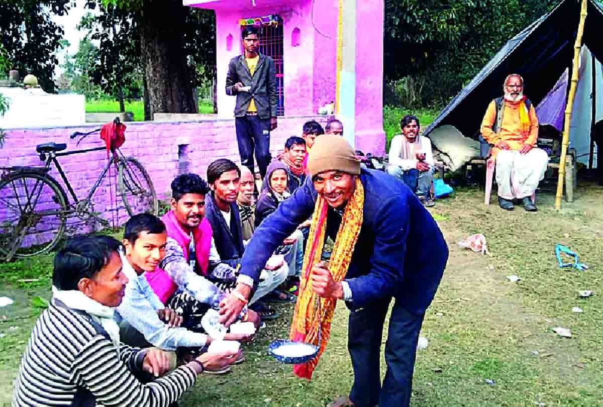 Salimuddin heard the story in the temple when the vow of sister's marriage was completed