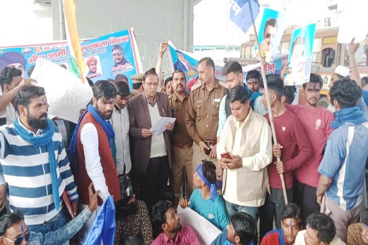 Bhim Army protest has see not effect in markets at Saharanpur city of Uttar Pradesh