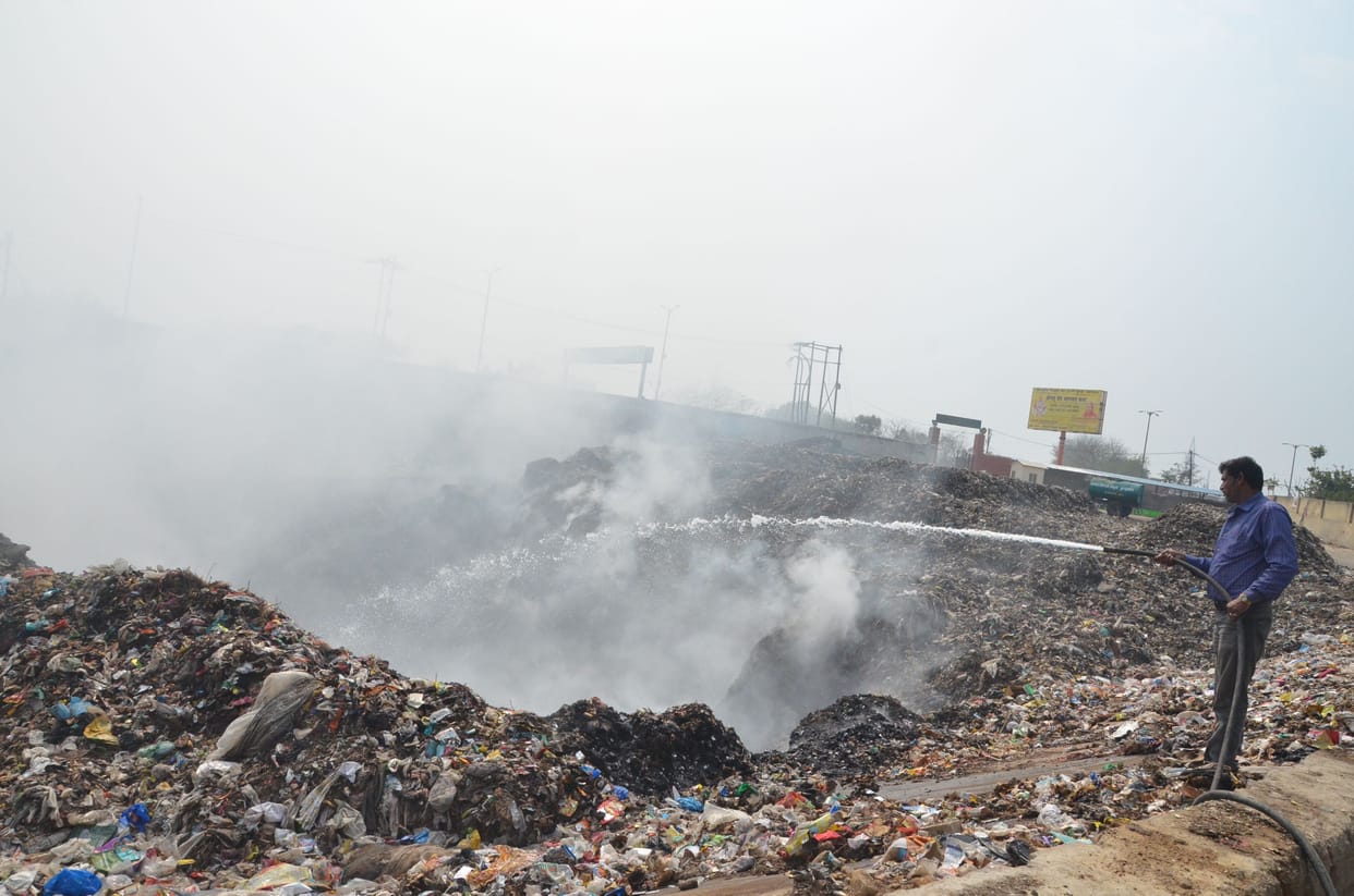 Dumping ground fire