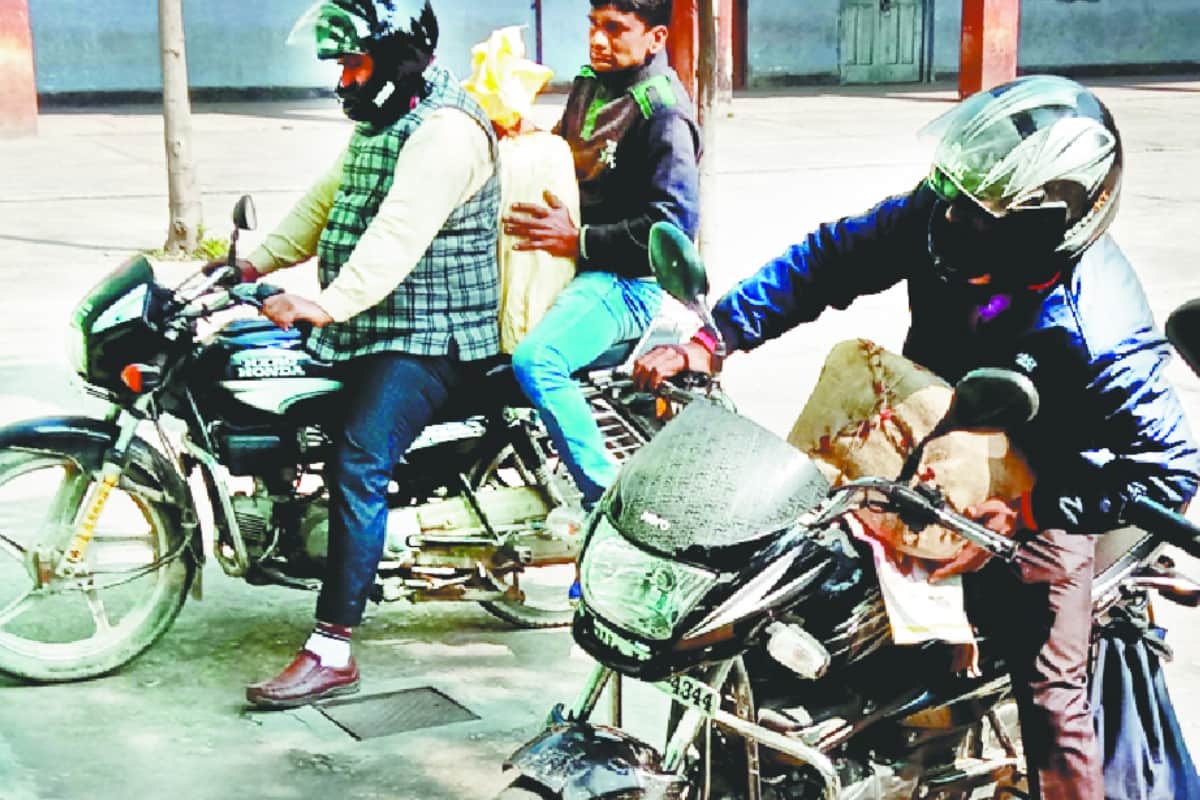 UP board exams 2020: Answer sheets being delivered at compilation center on scooty and bike