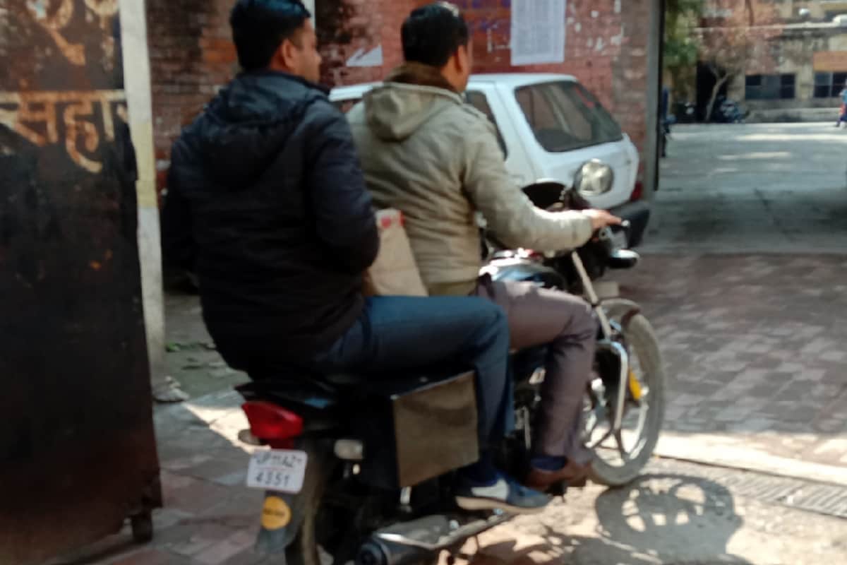 UP board exams 2020: Answer sheets being delivered at compilation center on scooty and bike