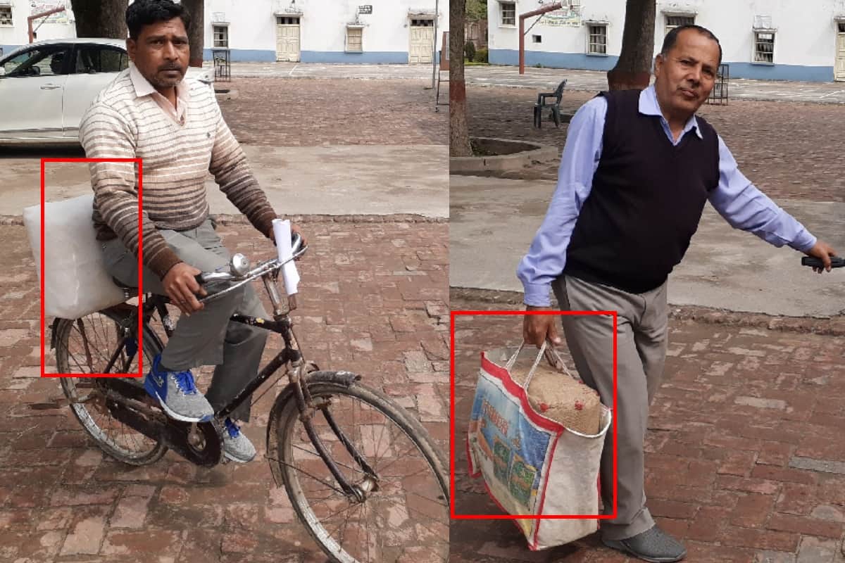 UP board exams 2020: Answer sheets being delivered at compilation center on scooty and bike