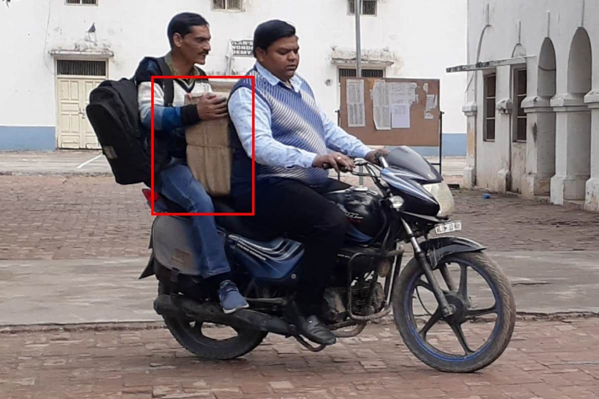UP board exams 2020: Answer sheets being delivered at compilation center on scooty and bike