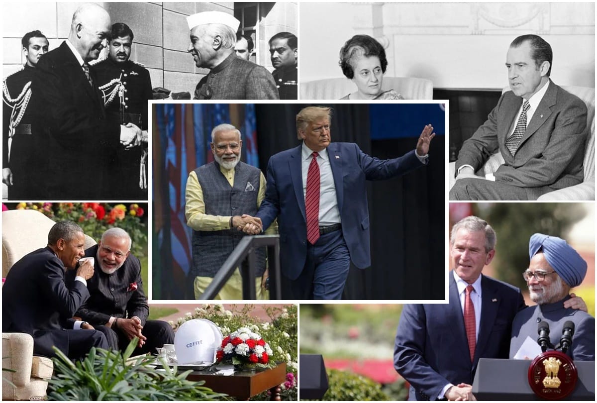 United States Presidents who visited India, Dwight D Eisenhower to Donald Trump