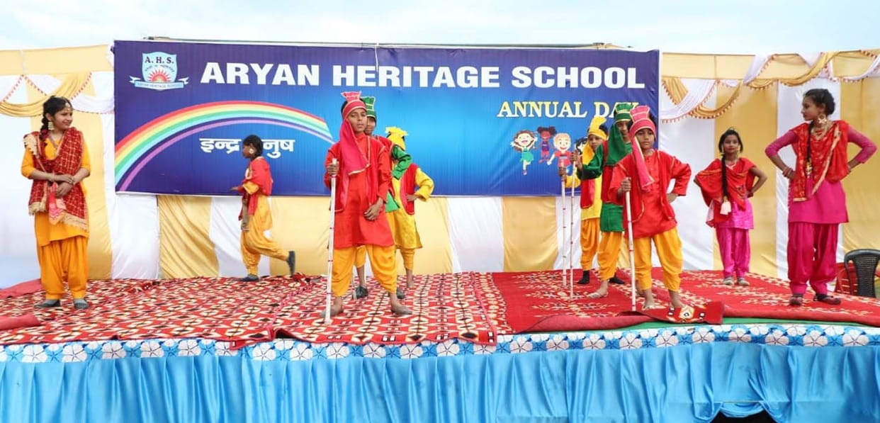 Children lashed out at Ghoomar and Bhangra
