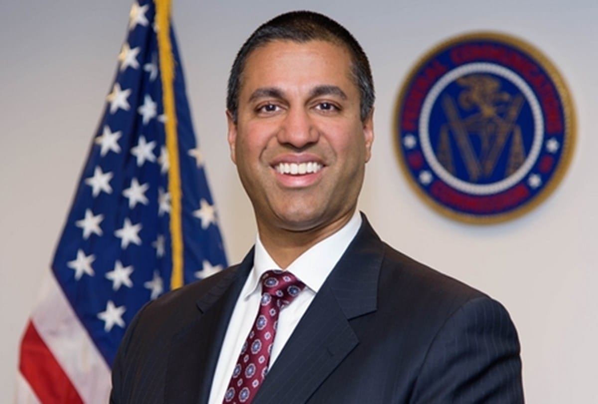 Ajit Pai coming from Air Force One to Ahmedabad with Donald Trump