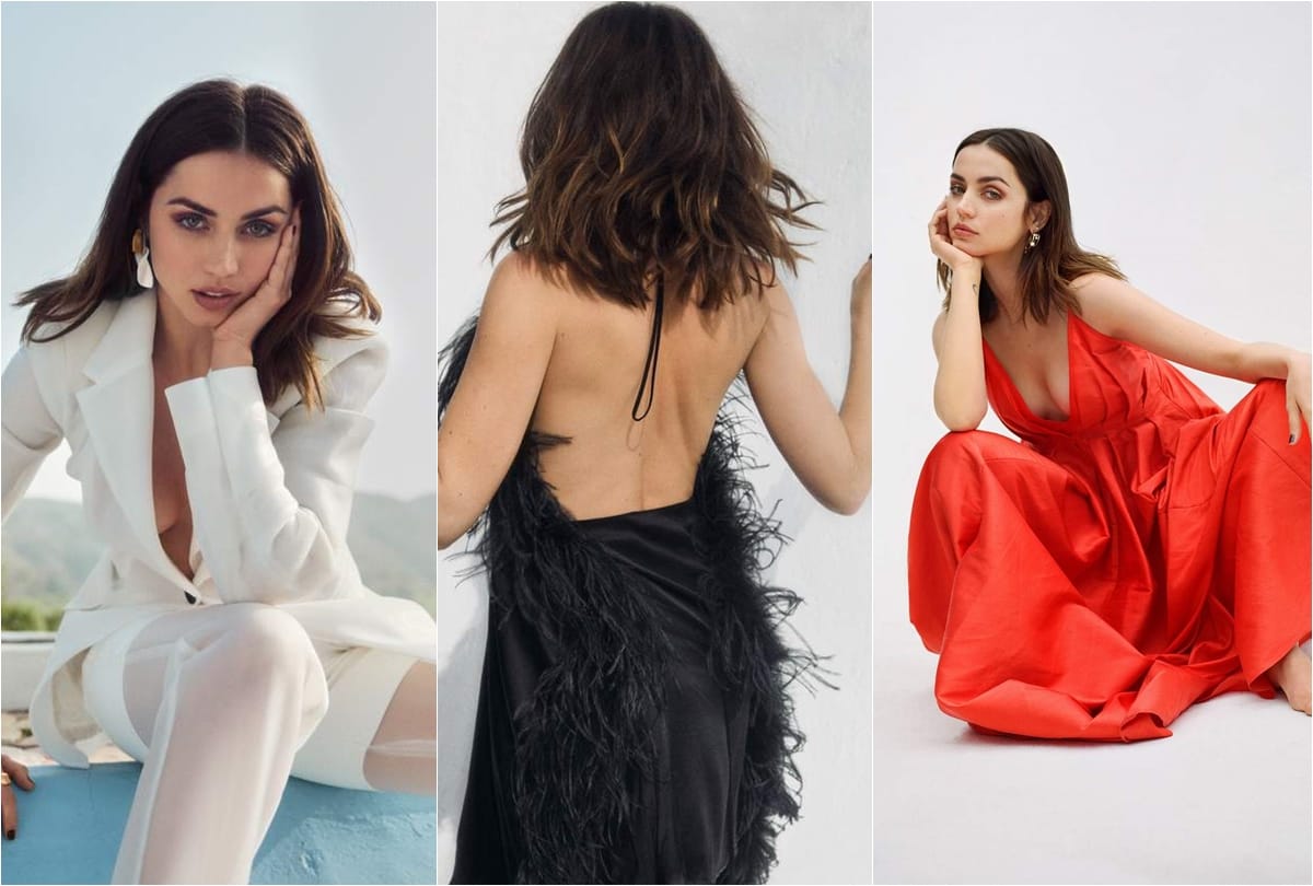 No Time To Die as a CIA agent Ana de Armas on cover of digital magazine Porter