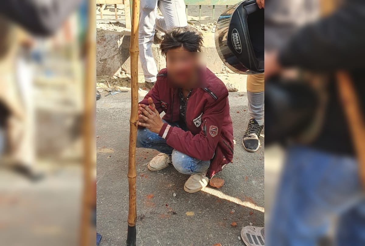 Students returning from Zafarabad-Maujpur after giving board exams also became victims of violence