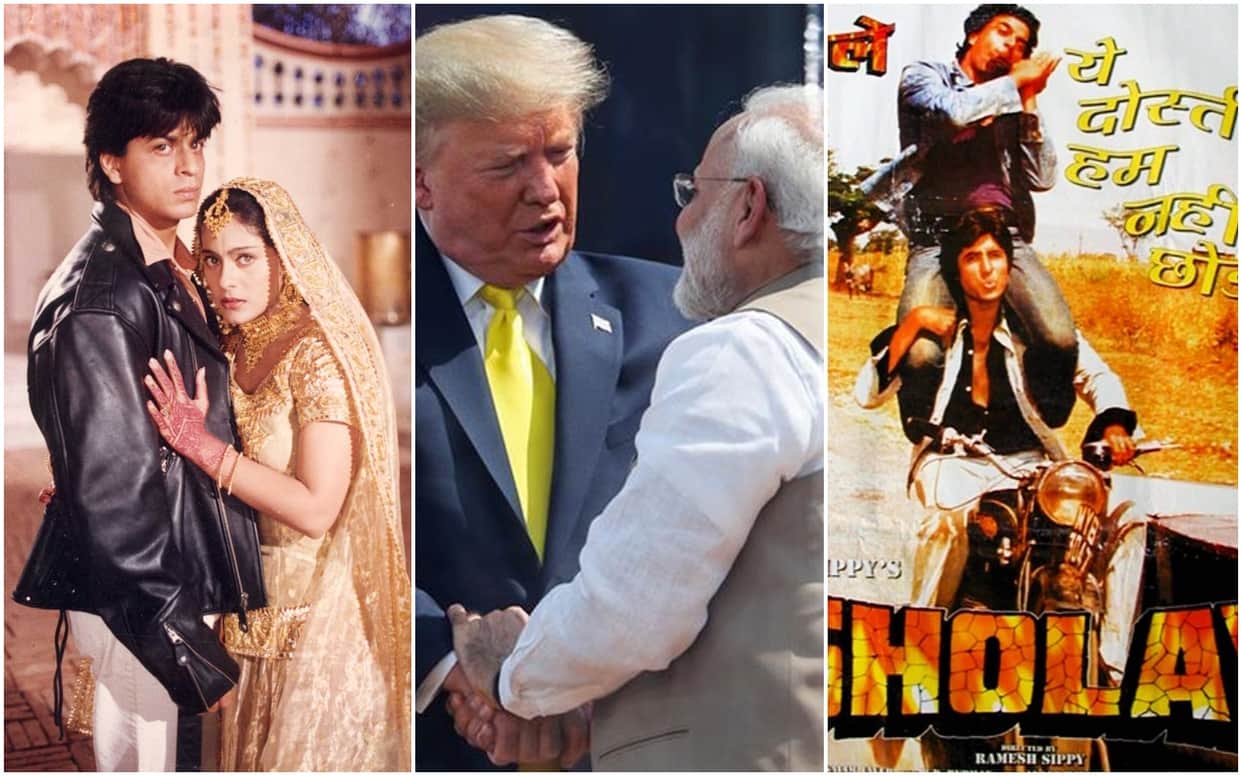 Donald Trump India Visit: Trump Talked About Shah Rukh Khan DDLJ and Sholay