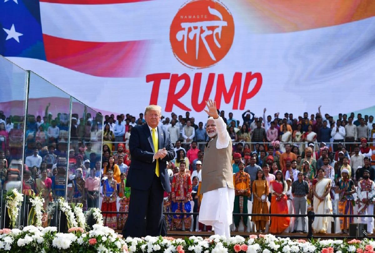 Donald Trump India Visit : US President Tweet three beautiful words for Nations said We the people