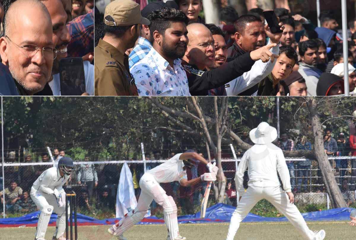 IPS basant rath reached to watch Ranji match