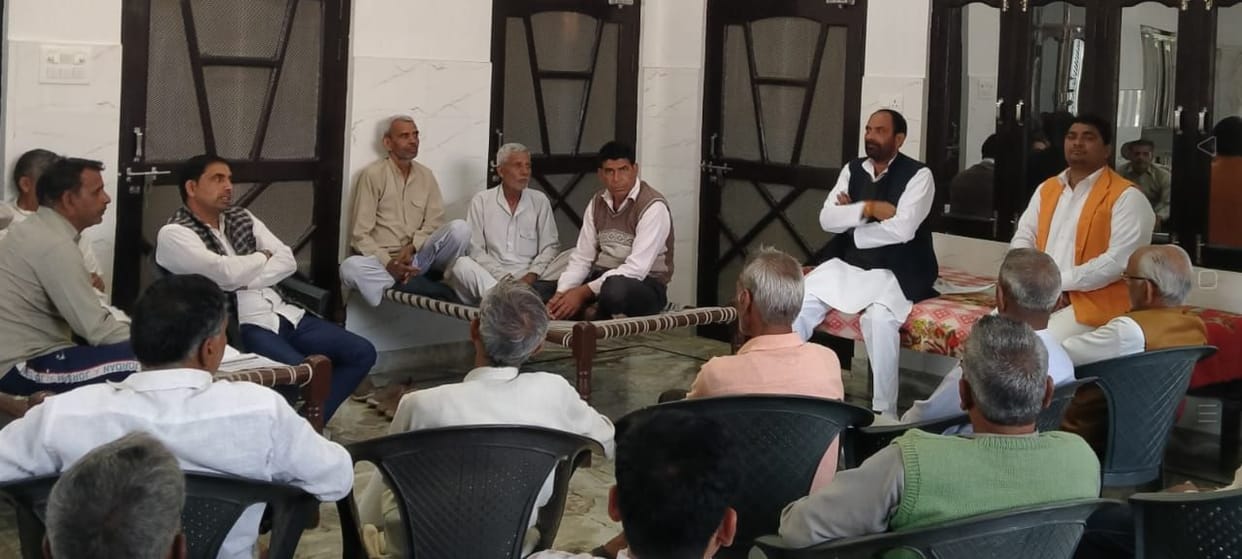 Hunger strike in Tehsil on 28 February