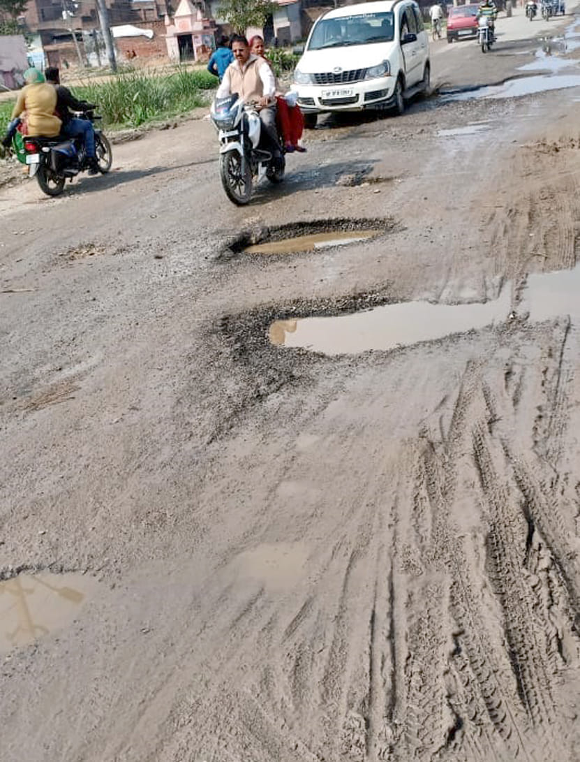 Bad luck walking on the bad road
